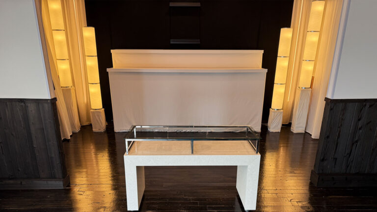 家族葬の為に整えられた空間